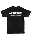 Artifact Made For Climbing Black 100% cotton t-shirt (back)